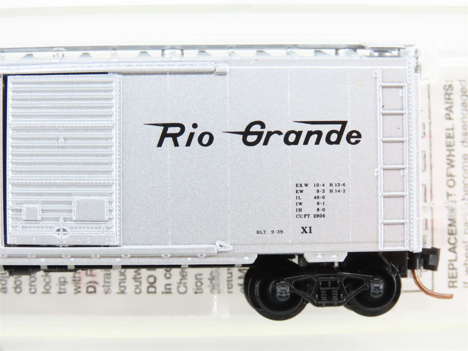 N Scale Micro-Trains MTL 20110 D&RGW Denver & Rio Grande Western 40' Box Car RTR