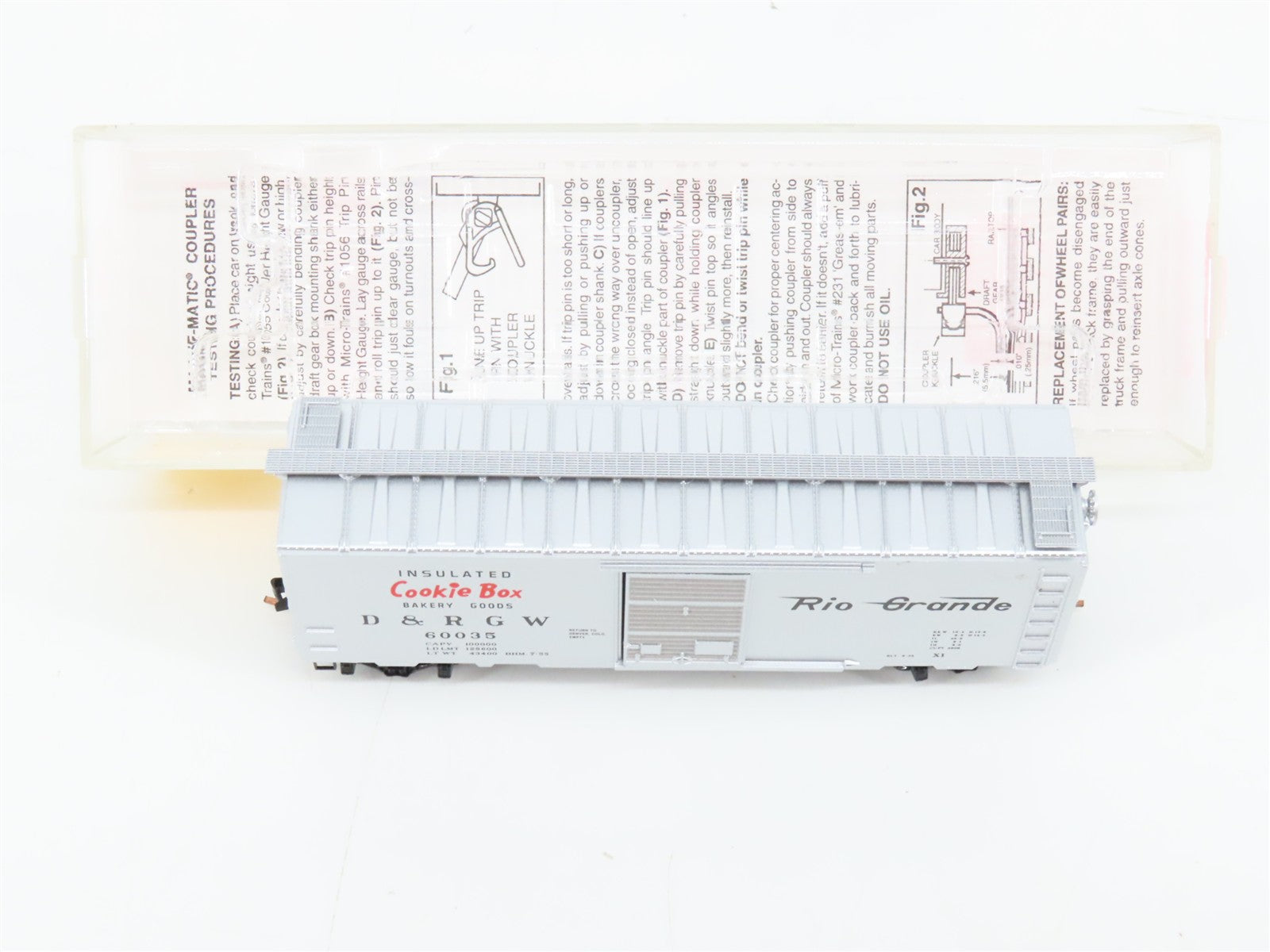 N Scale Micro-Trains MTL 20110 D&RGW Denver & Rio Grande Western 40' Box Car RTR