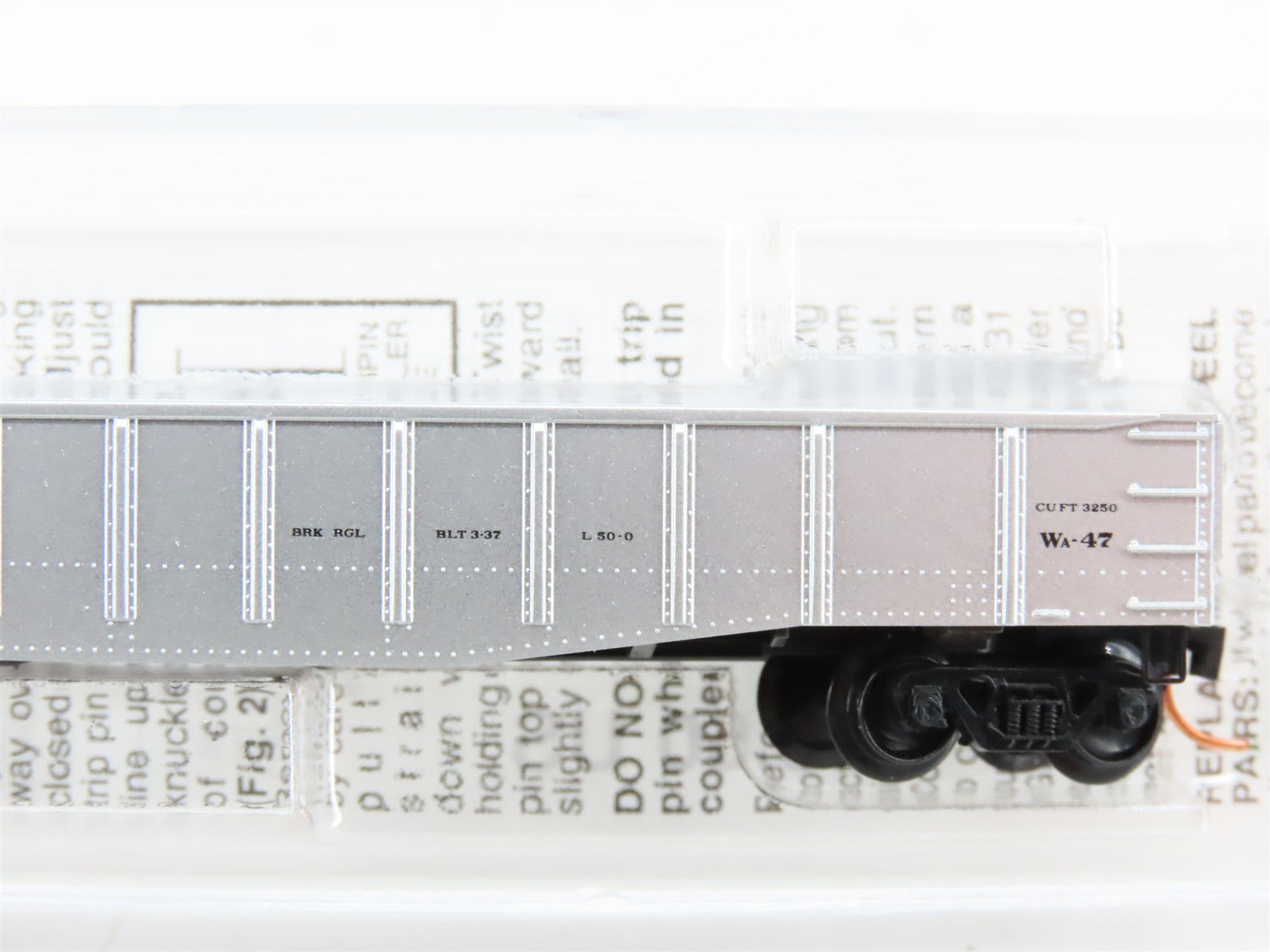 N Scale Micro-Trains MTL 105060 ATSF Santa Fe 50' Steel Side Gondola RTR