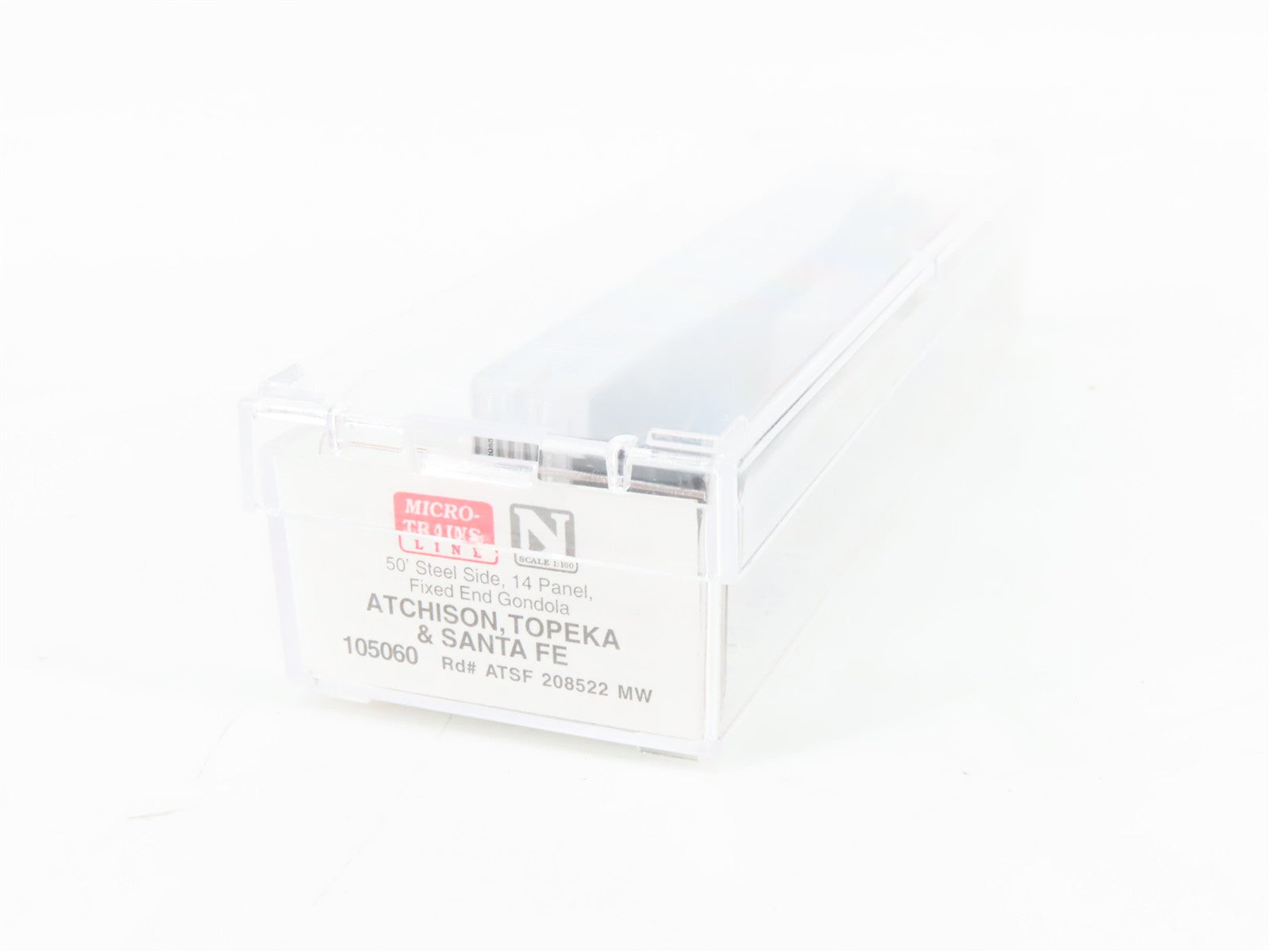 N Scale Micro-Trains MTL 105060 ATSF Santa Fe 50' Steel Side Gondola RTR