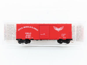 N Scale Micro-Trains MTL 24240 GM&O Gulf, Mobile & Ohio 40' Box Car 21587 RTR