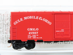 N Scale Micro-Trains MTL 24240 GM&O Gulf, Mobile & Ohio 40' Box Car 21587 RTR
