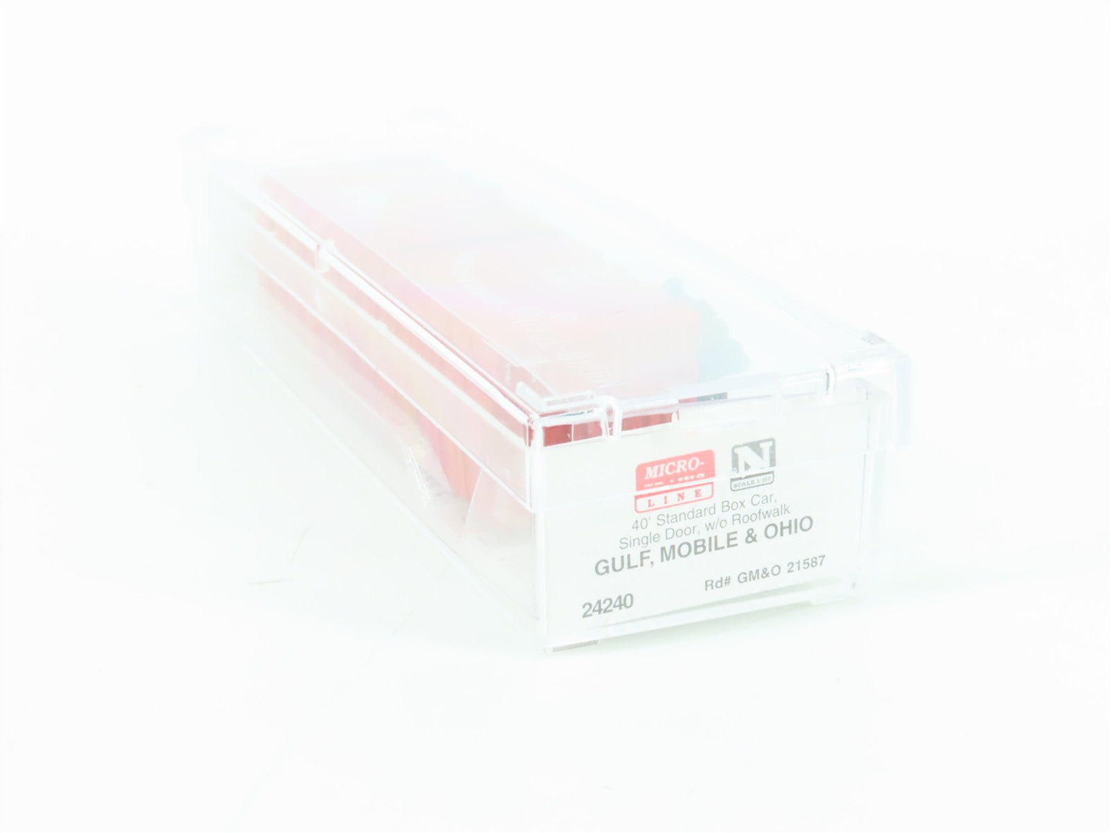 N Scale Micro-Trains MTL 24240 GM&O Gulf, Mobile & Ohio 40' Box Car 21587 RTR