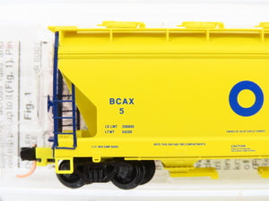 N Scale Micro-Trains MTL 92140 BCAX Blue Circle Cement 2-Bay Covered Hopper RTR