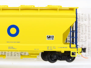 N Scale Micro-Trains MTL 92140 BCAX Blue Circle Cement 2-Bay Covered Hopper RTR