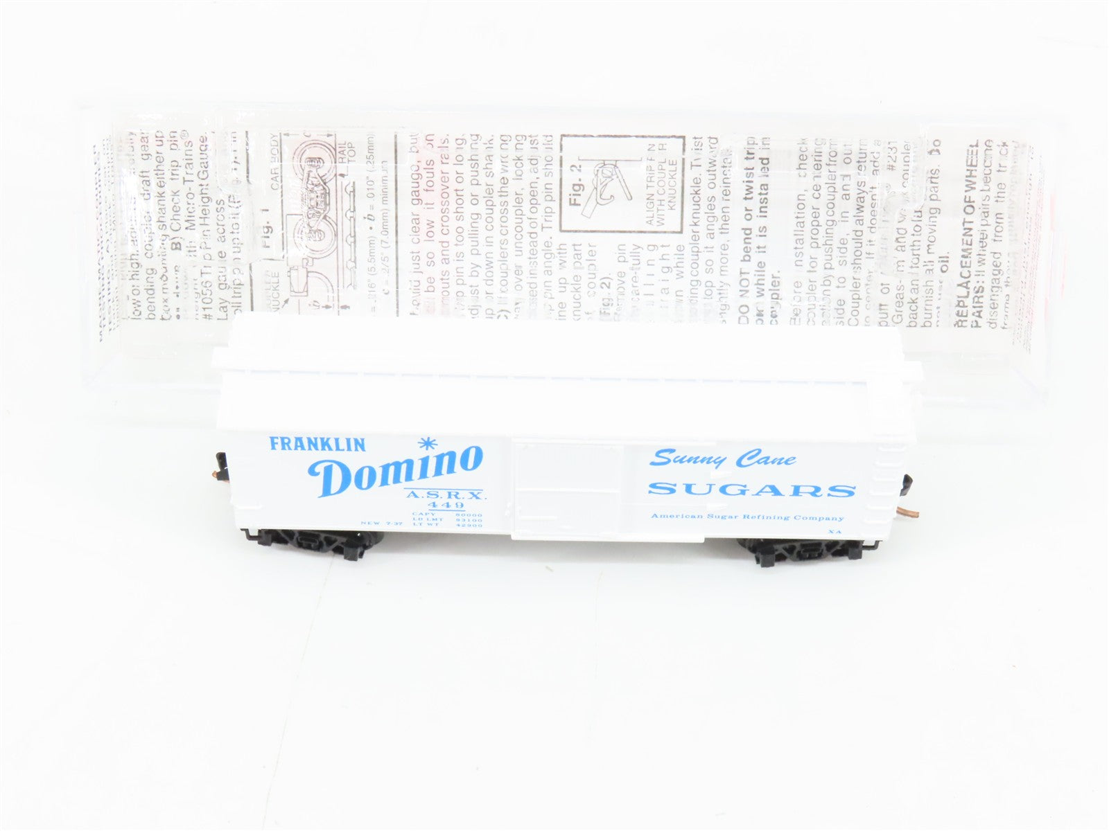 N Scale Micro-Trains MTL 42020 American Sugar Refining Company 40' Box Car RTR