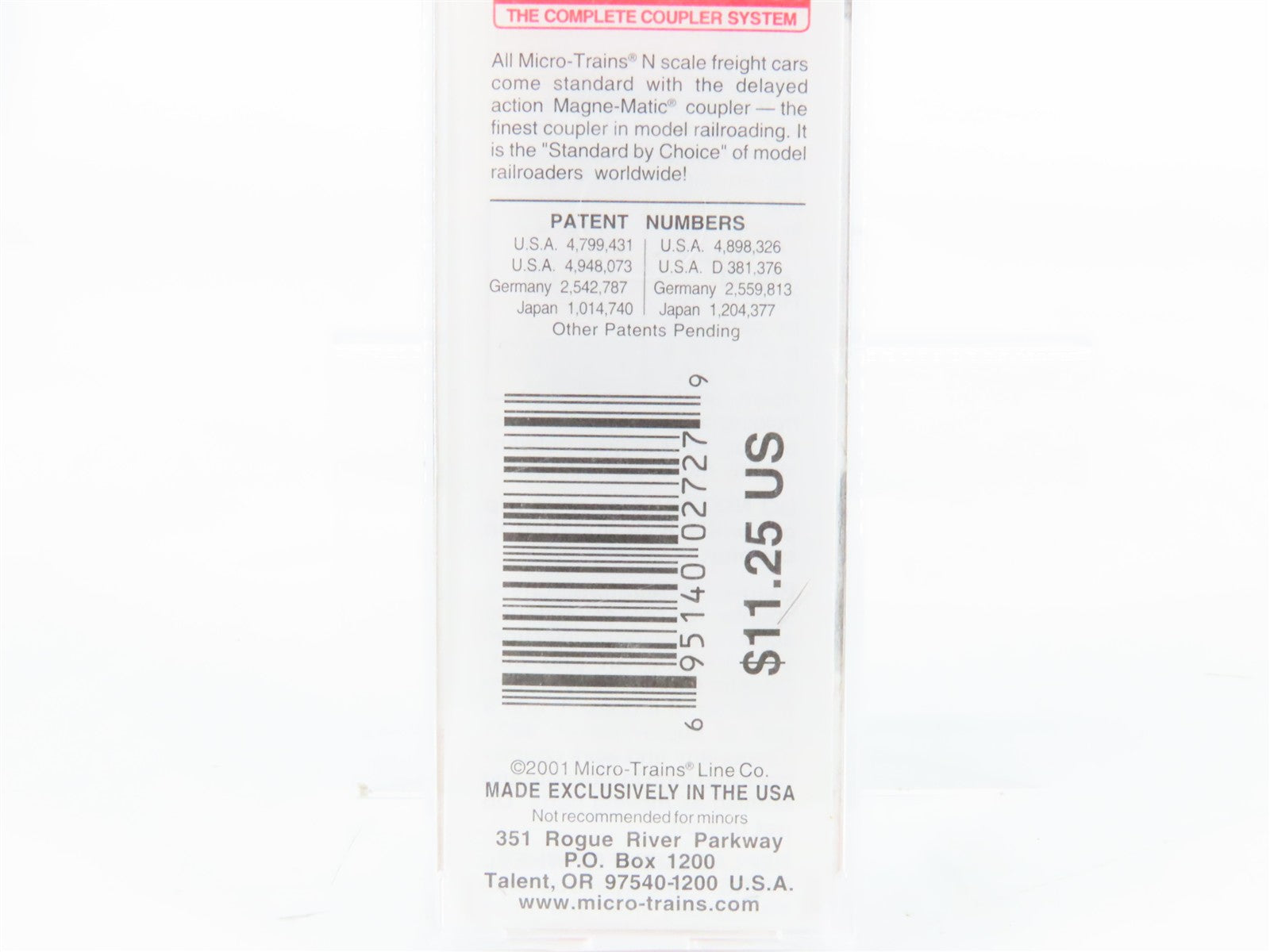 N Scale Micro-Trains MTL 42020 American Sugar Refining Company 40' Box Car RTR