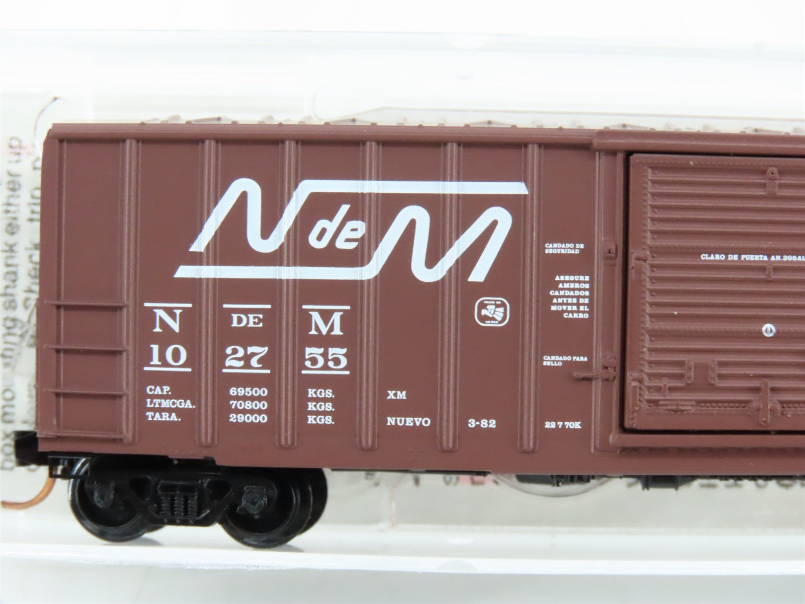 N Scale Micro-Trains MTL 25320 N de M National Railway of Mexico 50' Box Car RTR