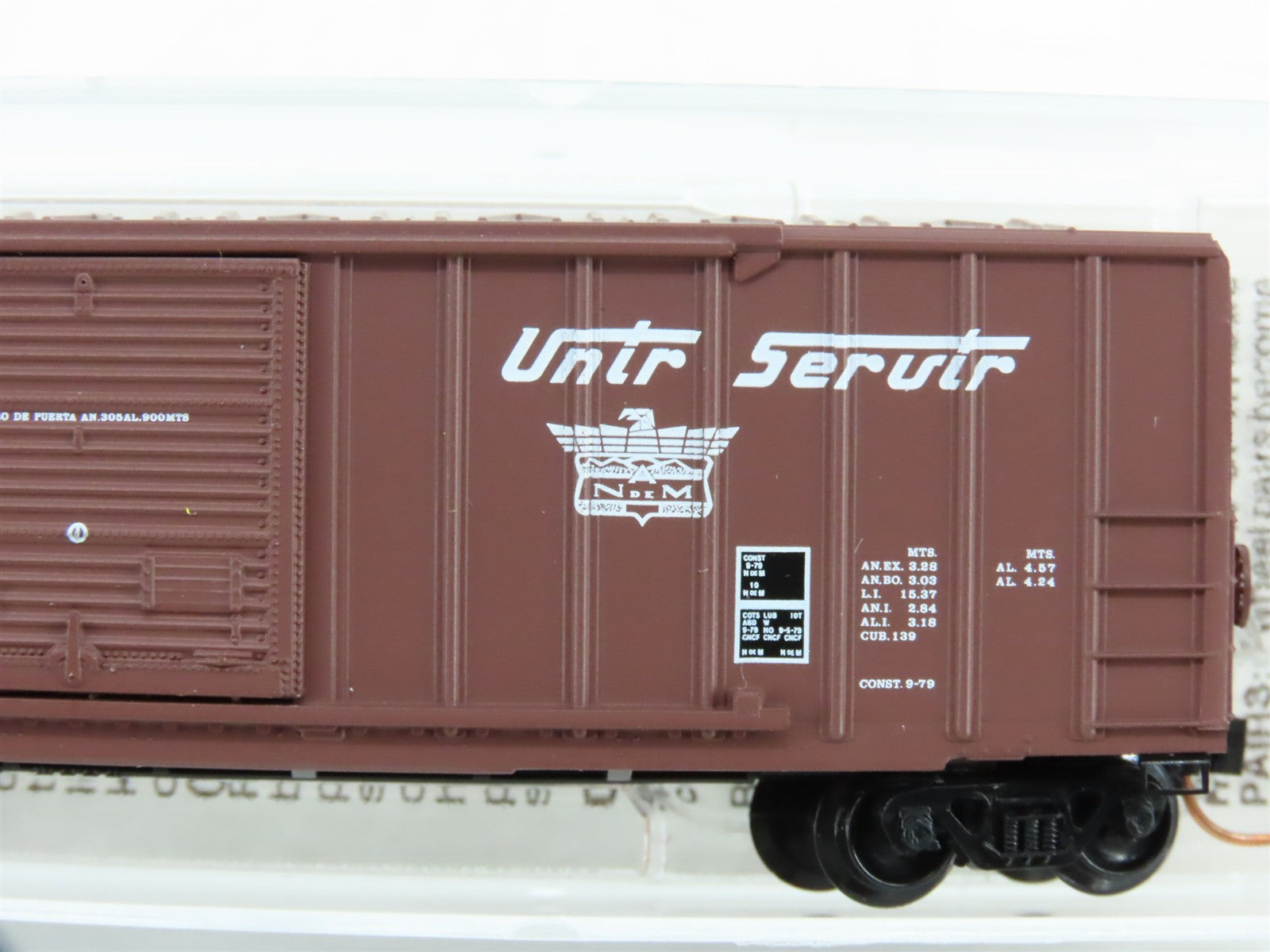 N Scale Micro-Trains MTL 25320 N de M National Railway of Mexico 50' Box Car RTR