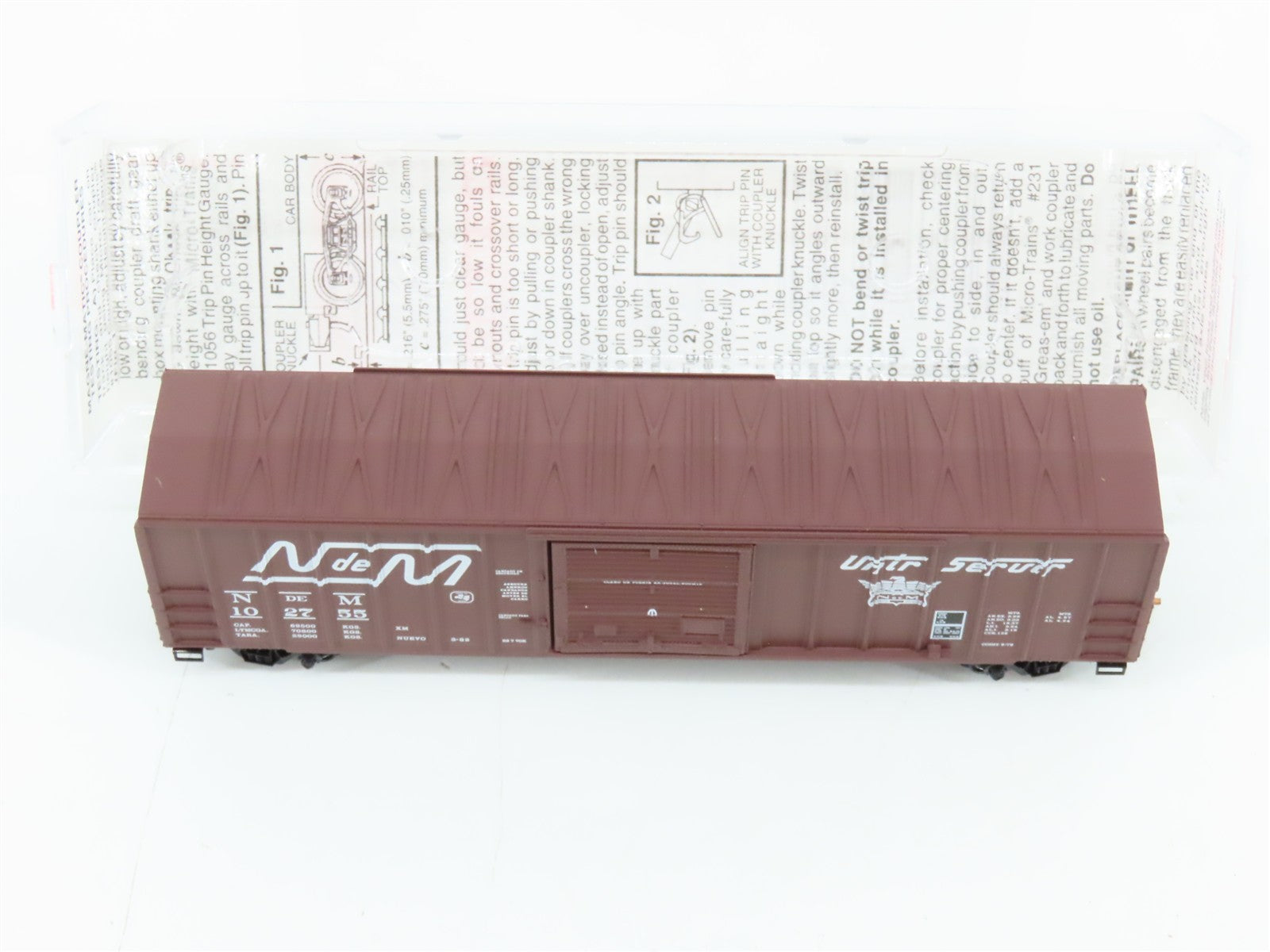 N Scale Micro-Trains MTL 25320 N de M National Railway of Mexico 50' Box Car RTR