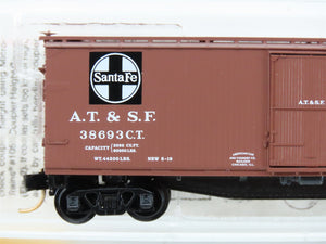 N Scale Micro-Trains MTL 39060 Santa Fe 40' Double-Sheathed Wood Box Car RTR