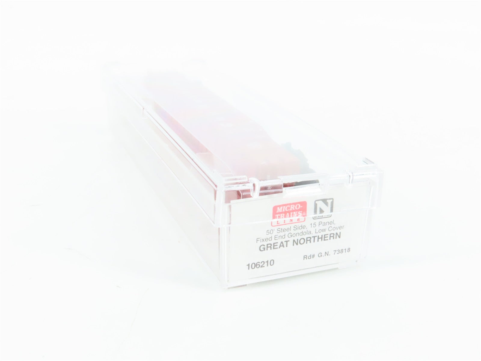 N Scale Micro-Trains MTL 106210 G.N. Great Northern 50' Covered Gondola RTR
