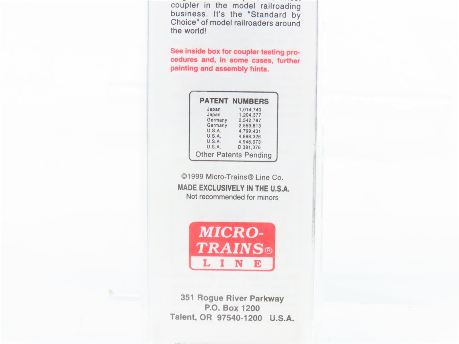 N Scale Micro-Trains MTL 120040 MEC Maine Central 40' Box Car 5530 RTR