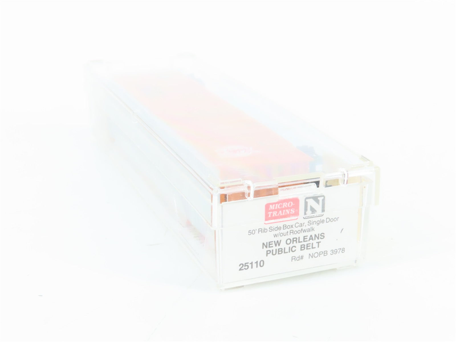 N Scale Micro-Trains MTL 25110 New Orleans Public Belt Railroad 50' Box Car RTR