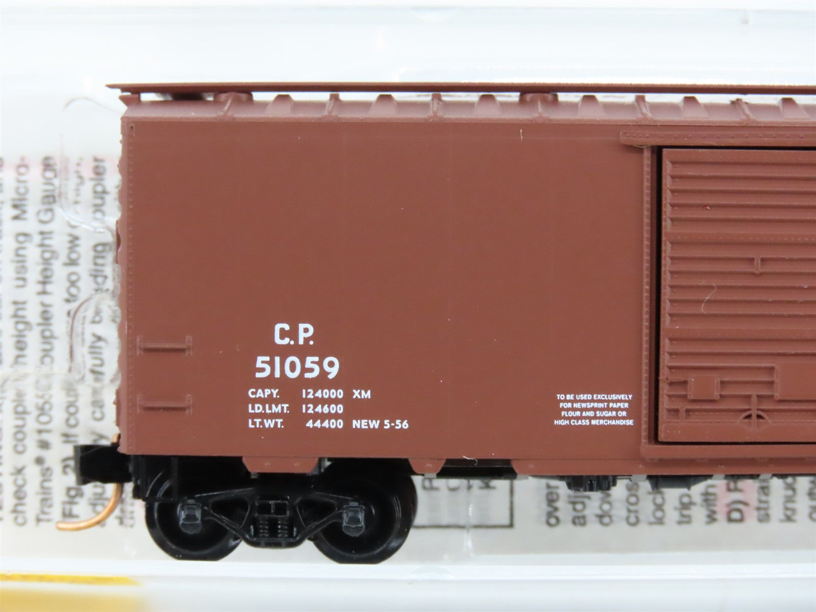 N Scale Micro-Trains MTL 20436/2 CP Canadian Pacific 40' Standard Box Car RTR