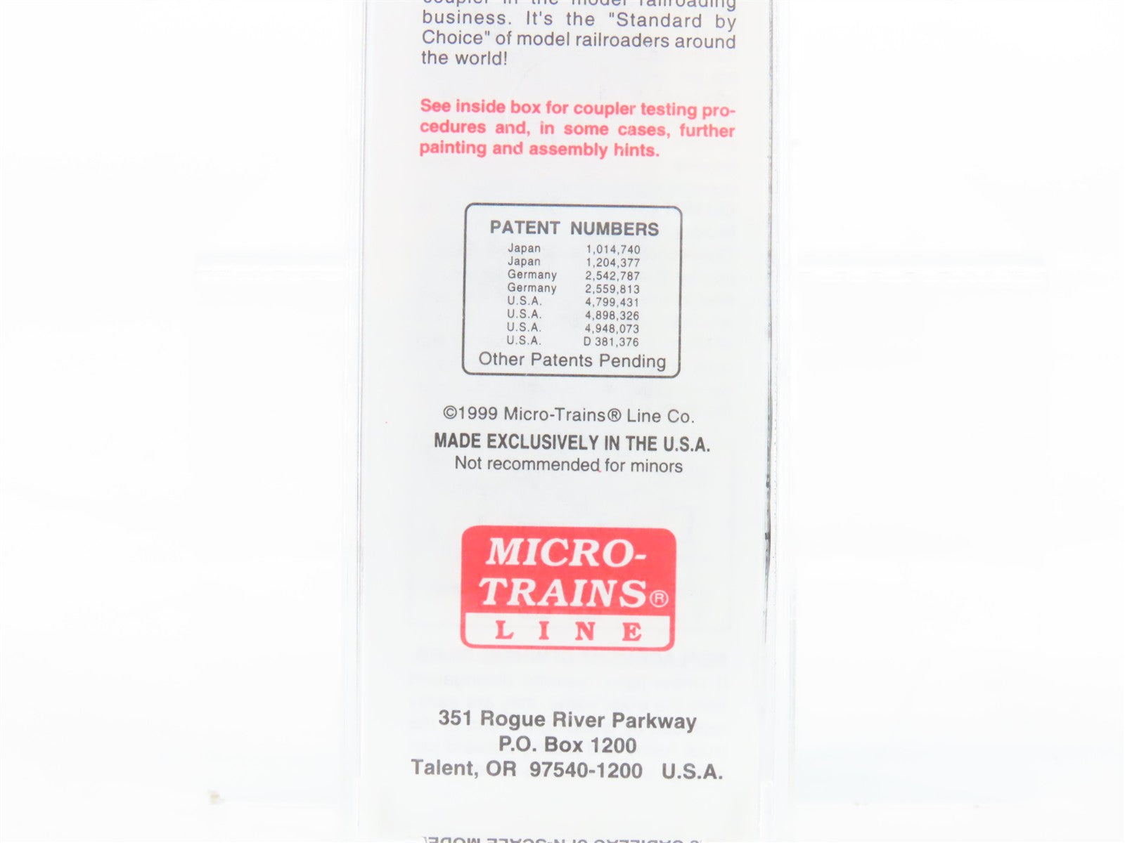 N Scale Micro-Trains MTL 20436/2 CP Canadian Pacific 40' Standard Box Car RTR