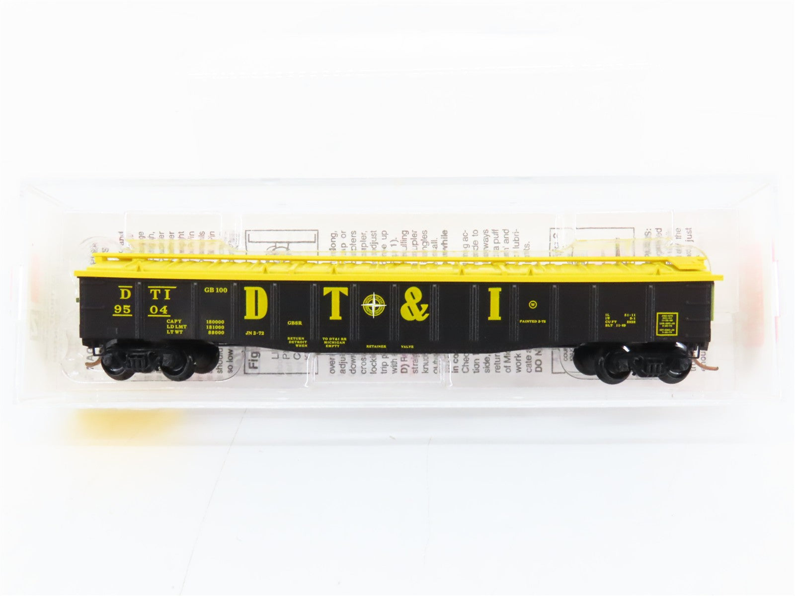 N Scale Micro-Trains MTL 106050 DTI Detroit, Toledo & Ironton Gondola 9504 RTR