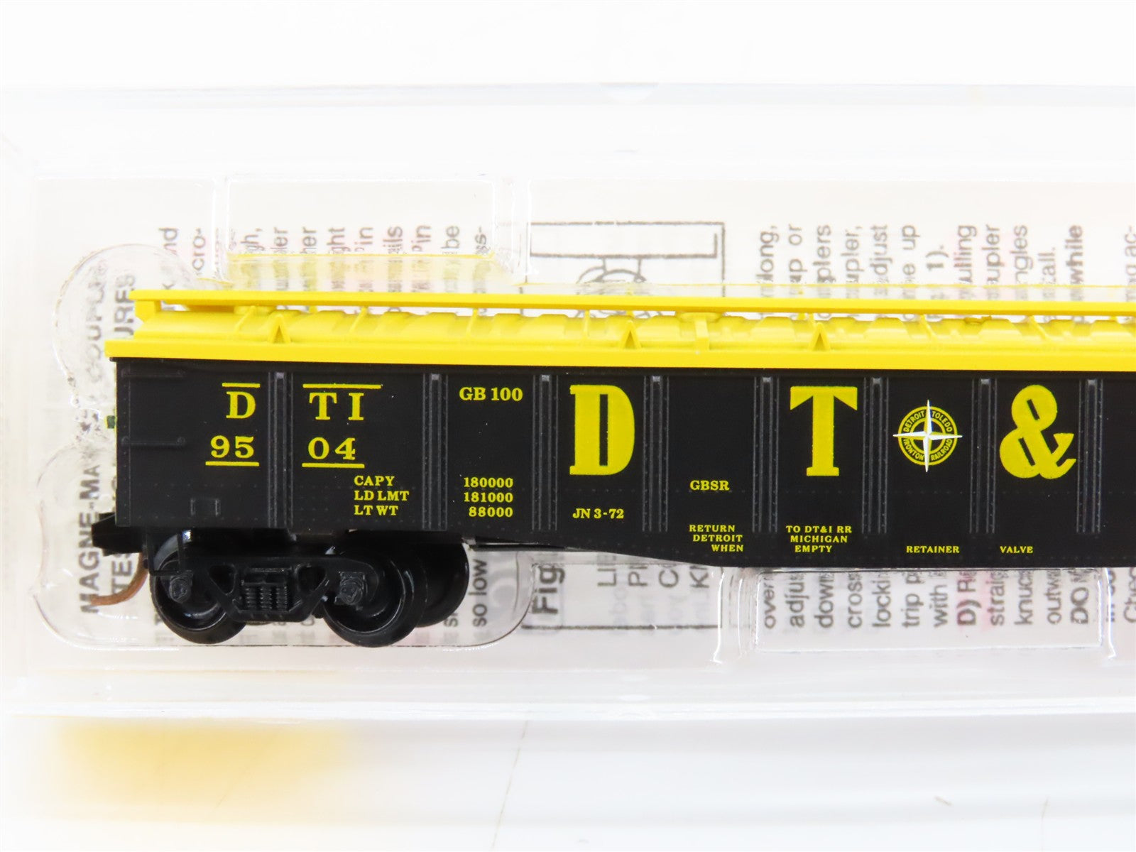 N Scale Micro-Trains MTL 106050 DTI Detroit, Toledo & Ironton Gondola 9504 RTR