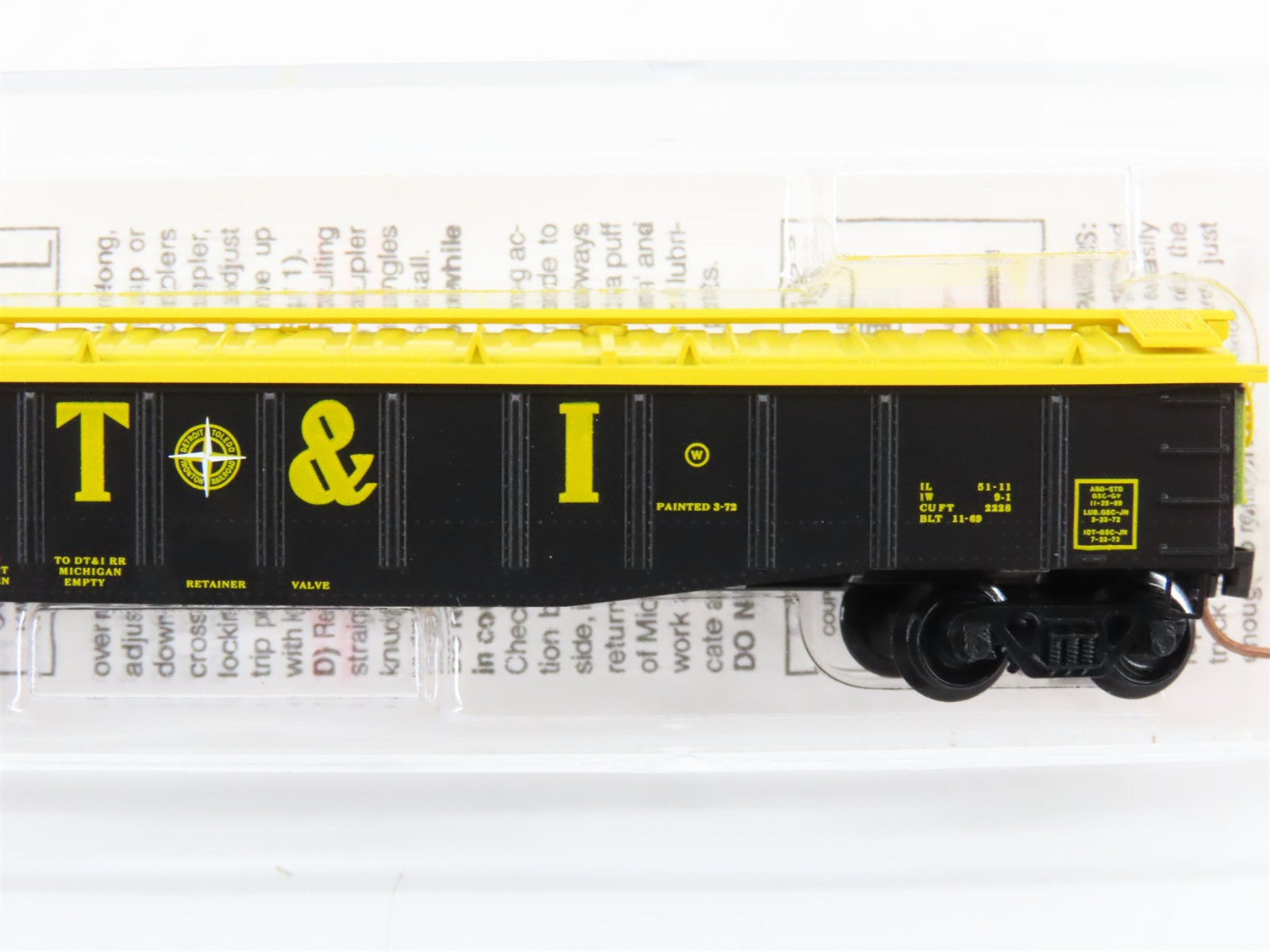 N Scale Micro-Trains MTL 106050 DTI Detroit, Toledo & Ironton Gondola 9504 RTR