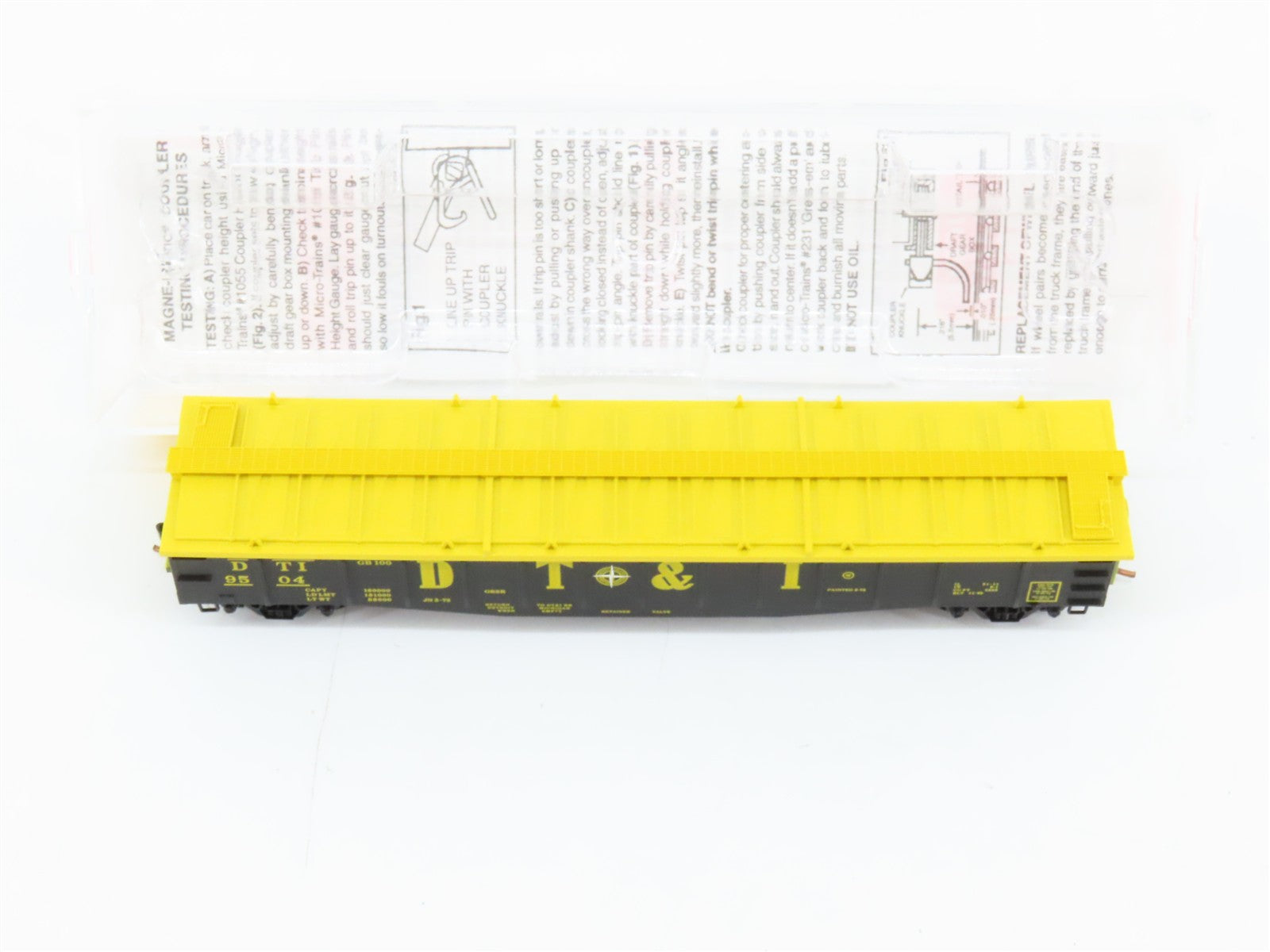N Scale Micro-Trains MTL 106050 DTI Detroit, Toledo & Ironton Gondola 9504 RTR