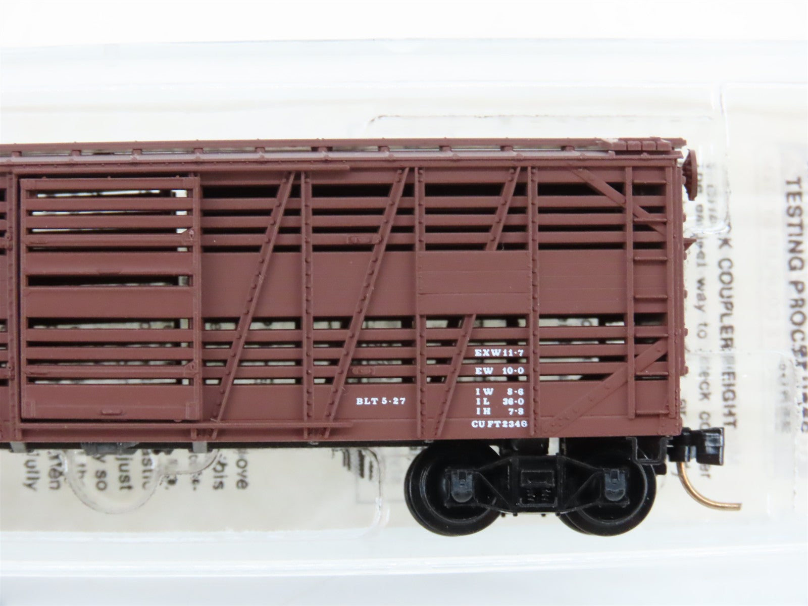 N Scale Micro-Trains MTL 35140 Soo Line 40' Stock/Cattle Car 29630 RTR