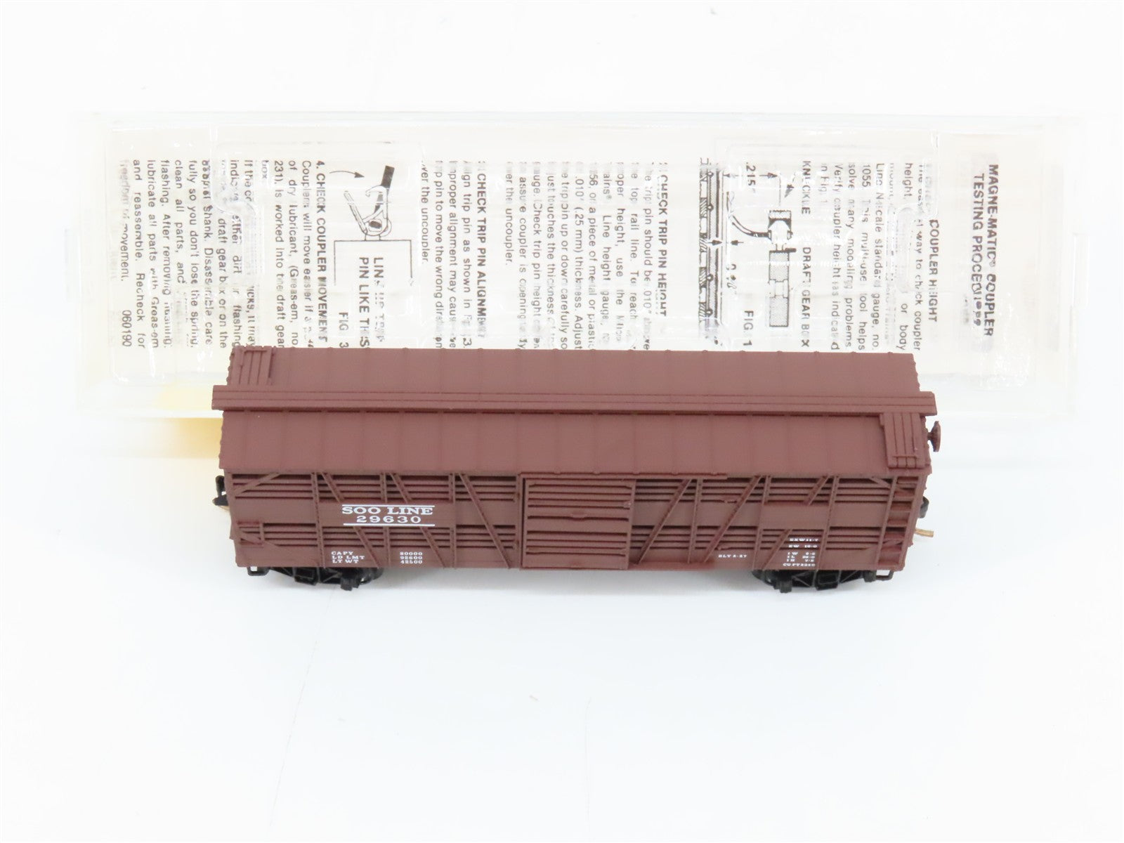 N Scale Micro-Trains MTL 35140 Soo Line 40' Stock/Cattle Car 29630 RTR