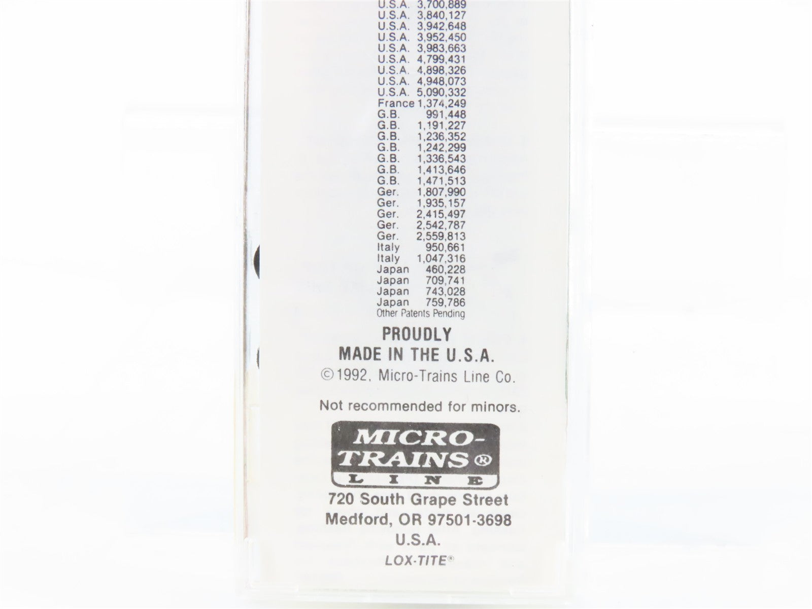 N Scale Micro-Trains MTL 23080 Burlington Northern 40' Double Door Box Car RTR