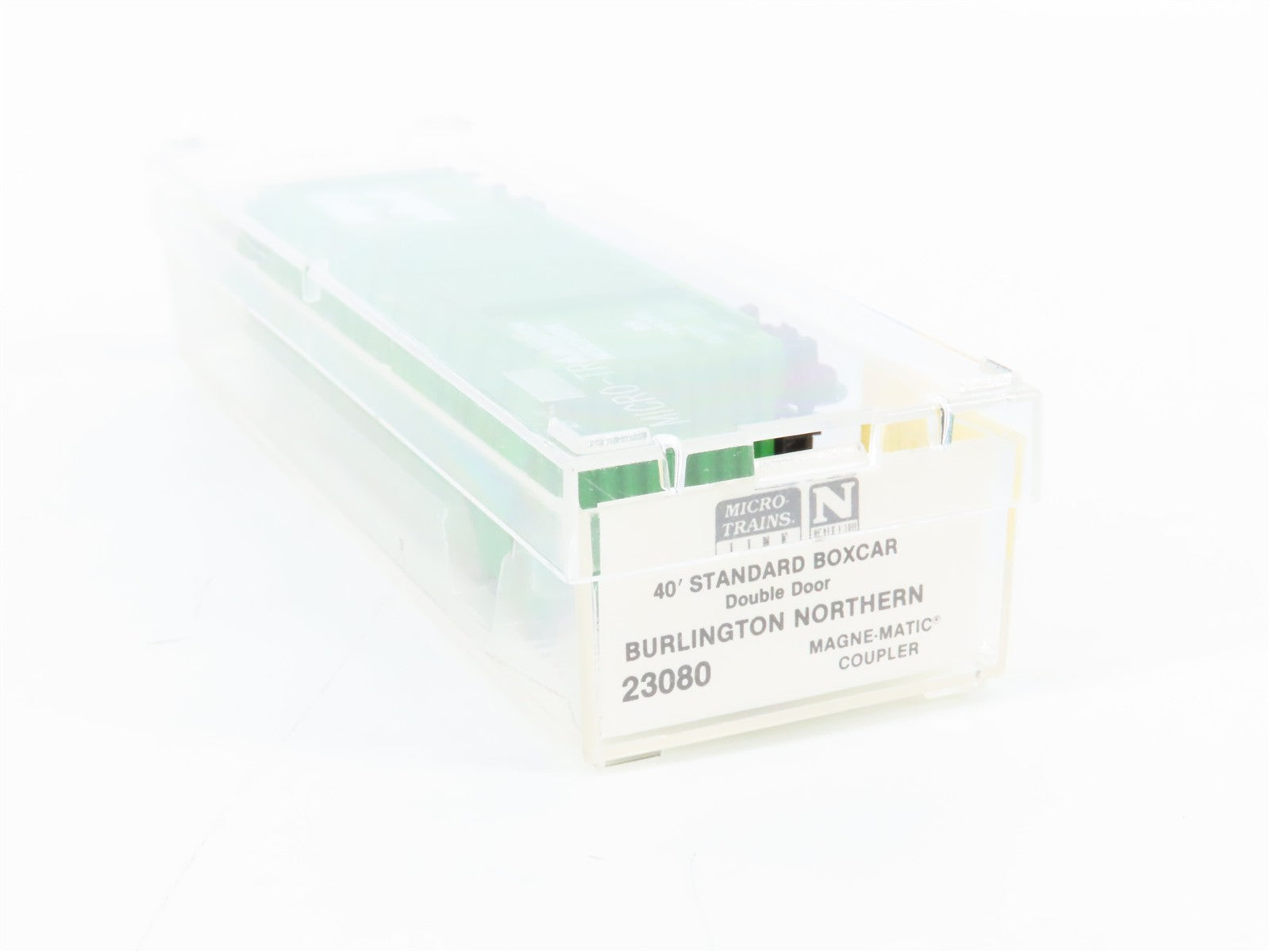 N Scale Micro-Trains MTL 23080 Burlington Northern 40' Double Door Box Car RTR