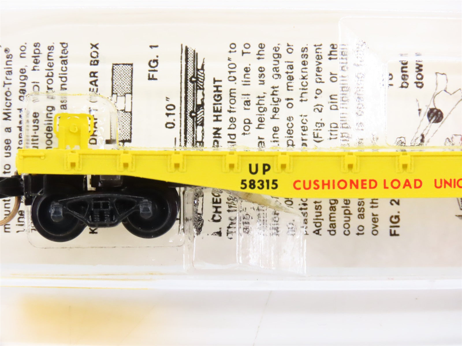 N Scale Micro-Trains MTL 45070 UP Union Pacific 50' Flat Car 58315 RTR