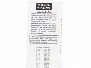 N Scale Micro-Trains MTL 45070 UP Union Pacific 50' Flat Car 58315 RTR