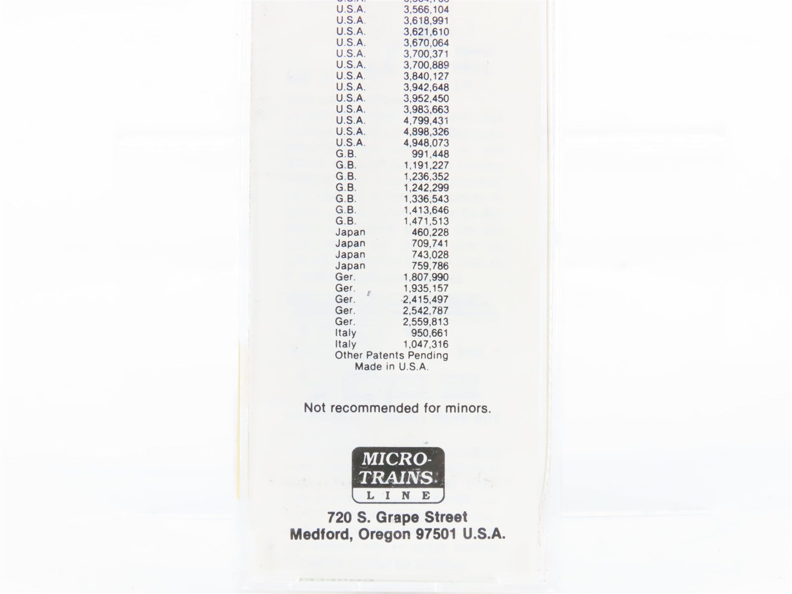 N Scale Micro-Trains MTL 45070 UP Union Pacific 50' Flat Car 58315 RTR