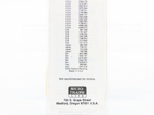 N Scale Micro-Trains MTL 45070 UP Union Pacific 50' Flat Car 58315 RTR