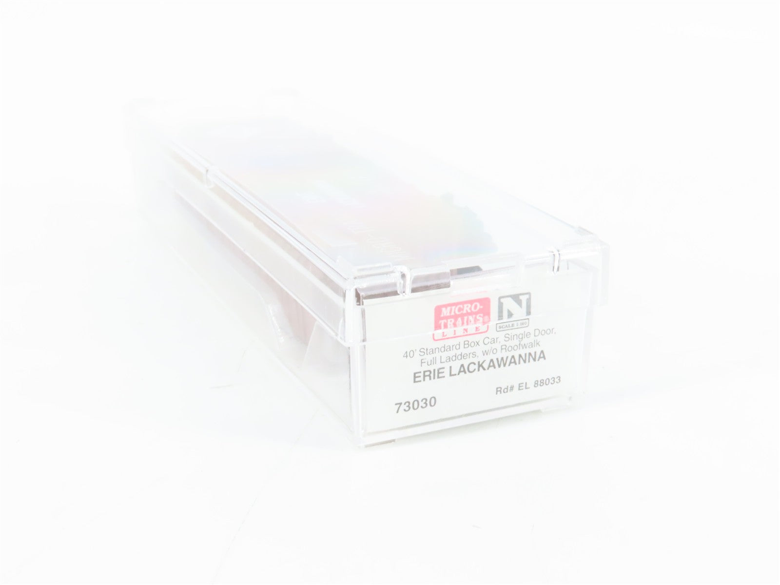 N Scale Micro-Trains MTL 73030 EL Erie Lackawanna 40' Box Car 88033 RTR
