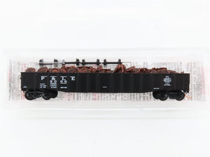 N Scale Micro-Trains MTL 105580.1 P&LE Pittsburgh & Lake Erie Gondola 9000 RTR