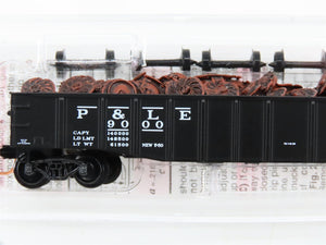 N Scale Micro-Trains MTL 105580.1 P&LE Pittsburgh & Lake Erie Gondola 9000 RTR