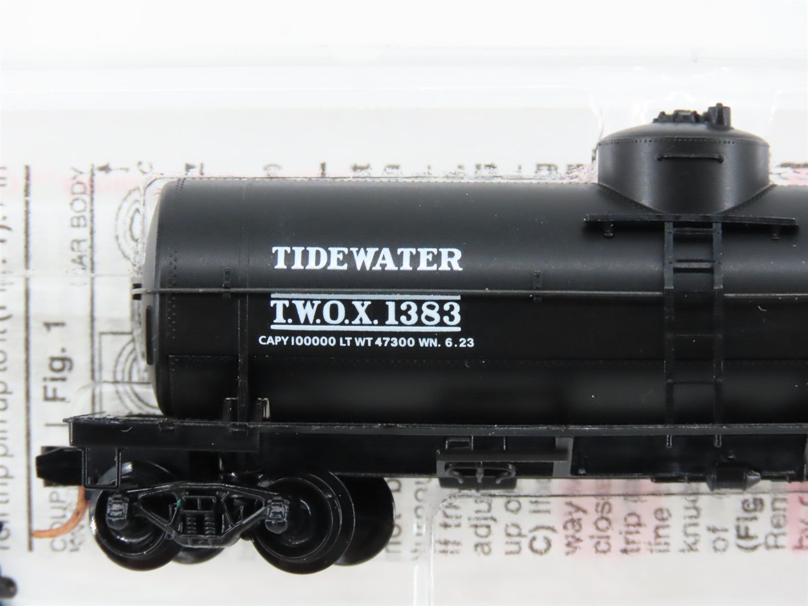 N Scale Micro-Trains MTL 65480 TWOX Tide Water Oil Company Tank Car 1383 RTR