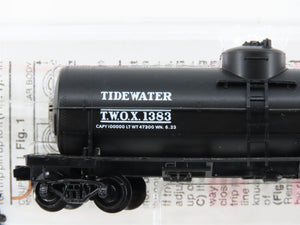 N Scale Micro-Trains MTL 65480 TWOX Tide Water Oil Company Tank Car 1383 RTR