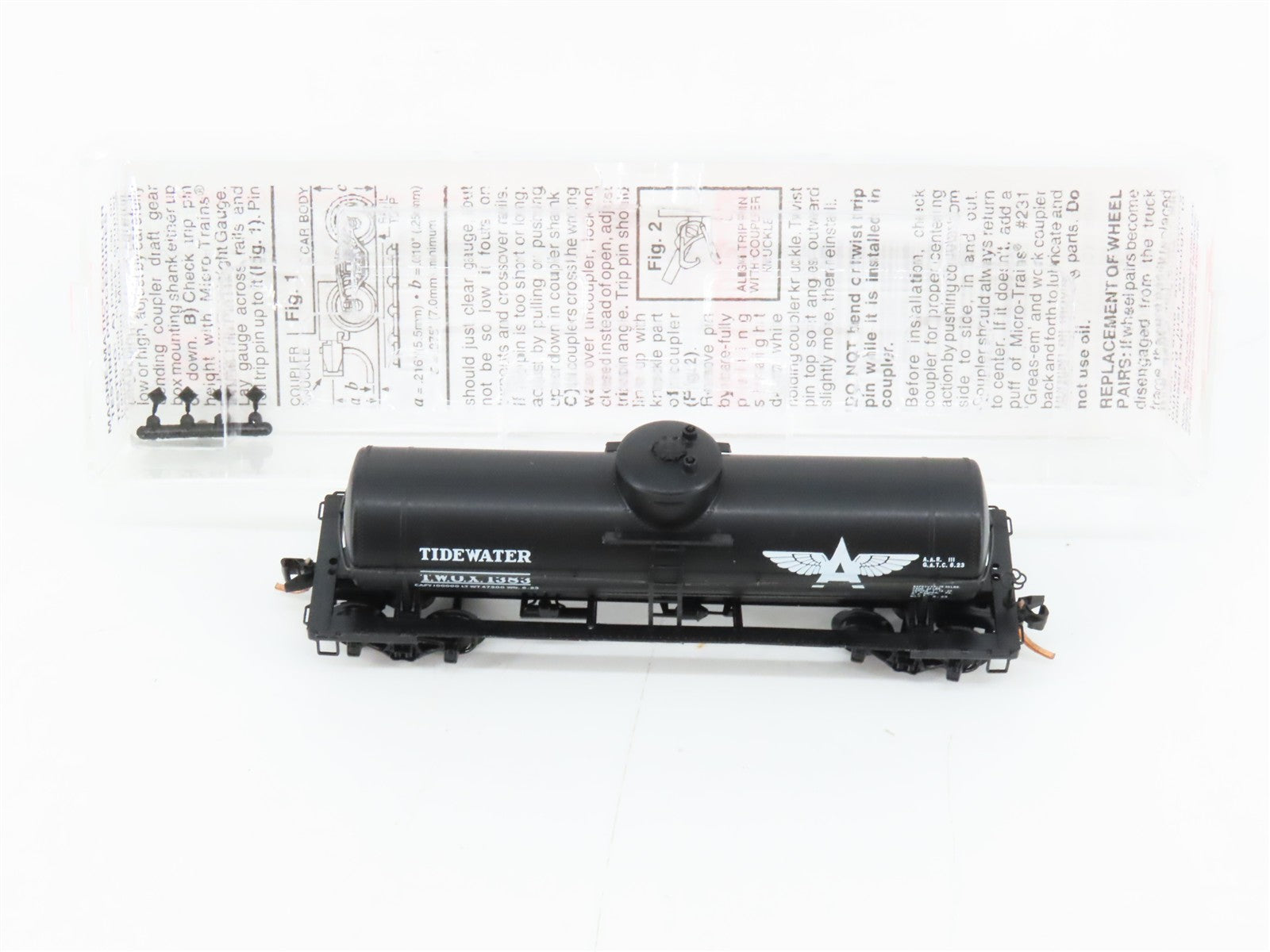 N Scale Micro-Trains MTL 65480 TWOX Tide Water Oil Company Tank Car 1383 RTR