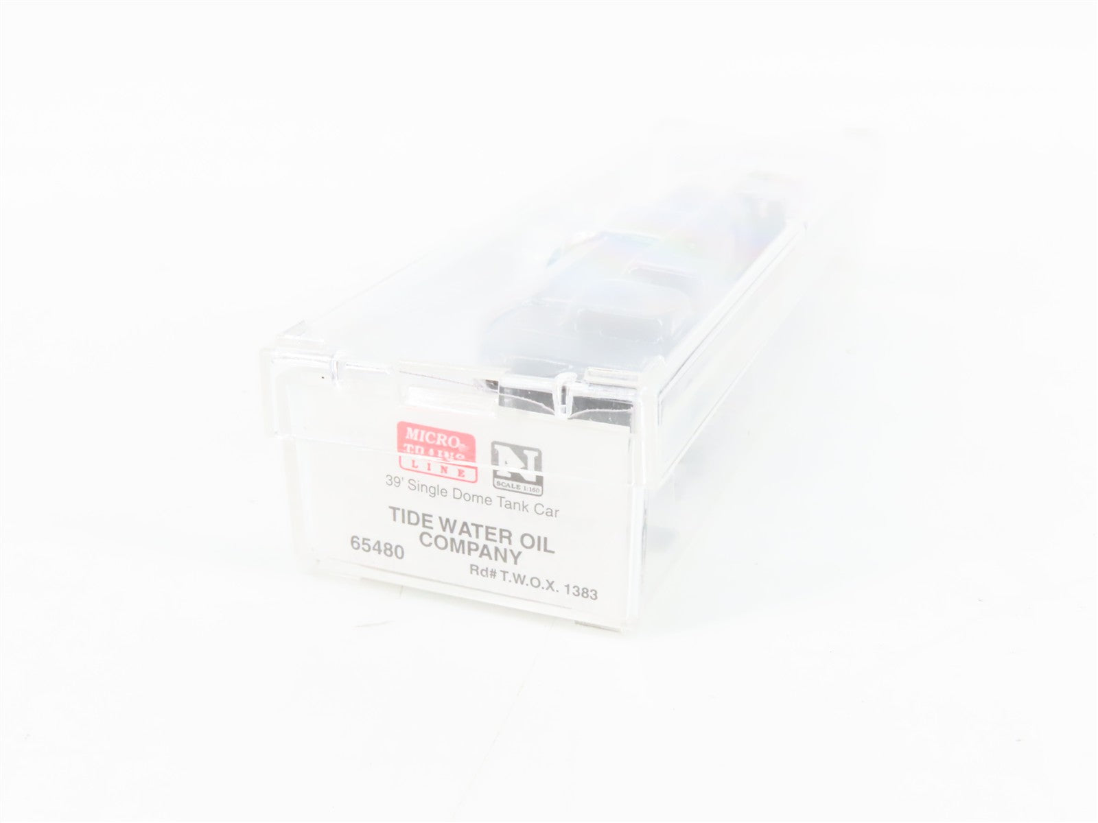 N Scale Micro-Trains MTL 65480 TWOX Tide Water Oil Company Tank Car 1383 RTR