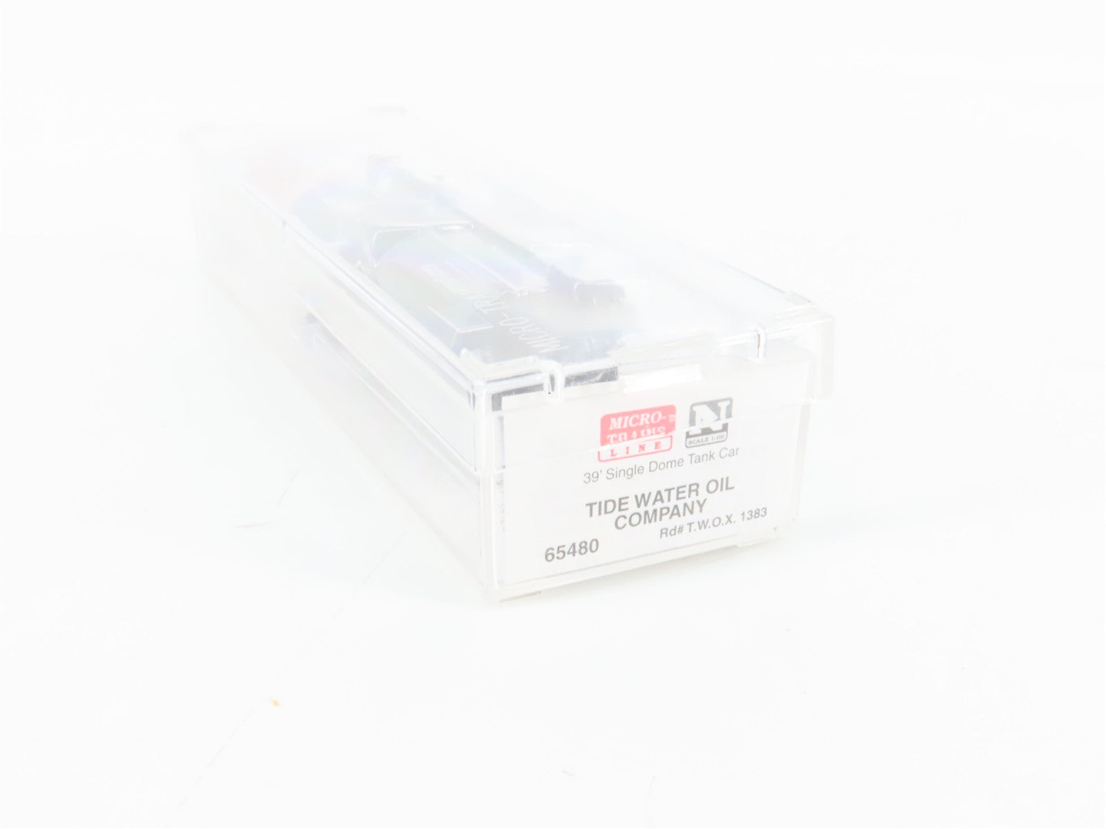 N Scale Micro-Trains MTL 65480 TWOX Tide Water Oil Company Tank Car 1383 RTR