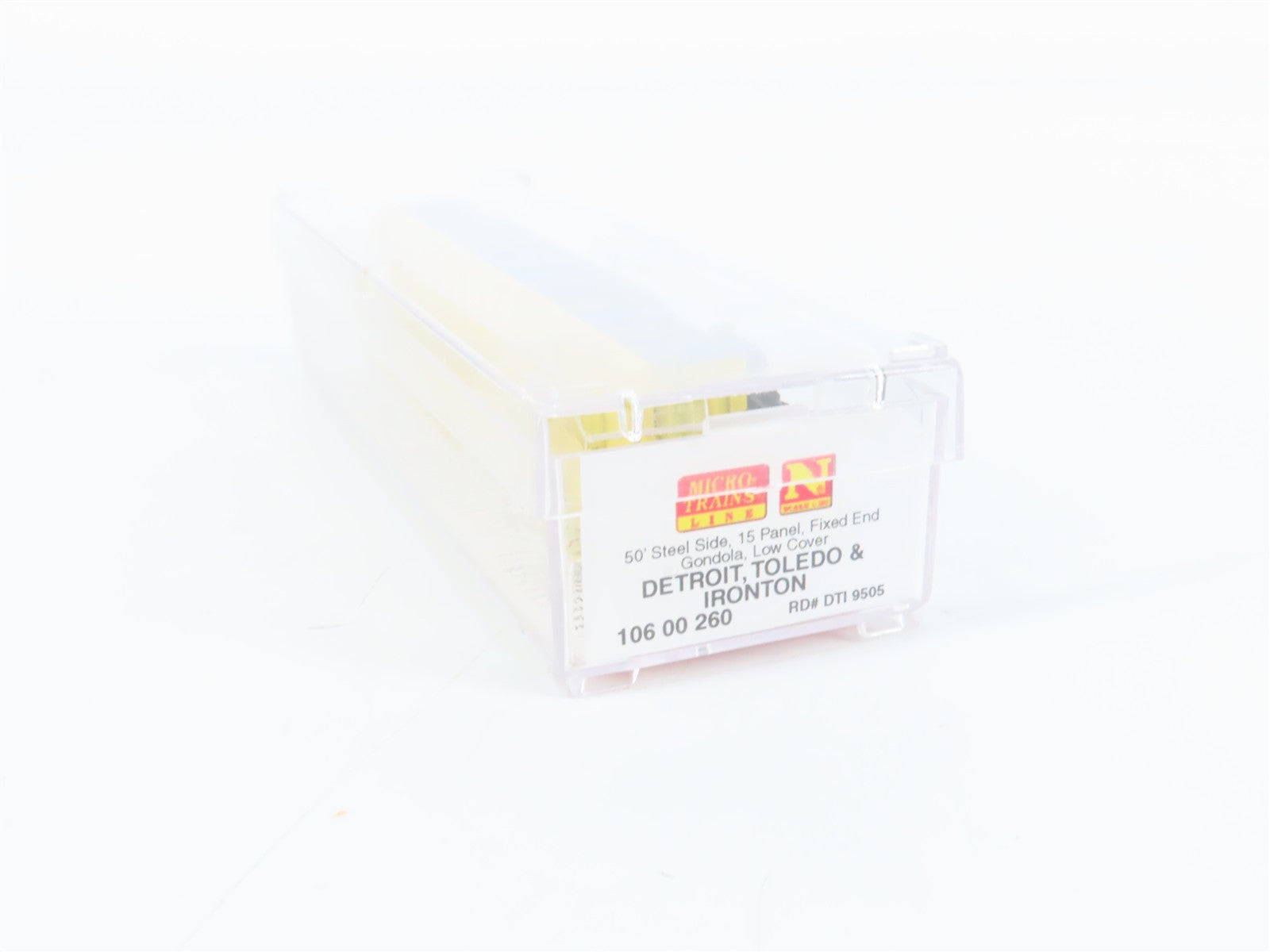 N Scale Micro-Trains MTL 10600260 DTI Detroit, Toledo & Ironton Gondola 9505 RTR