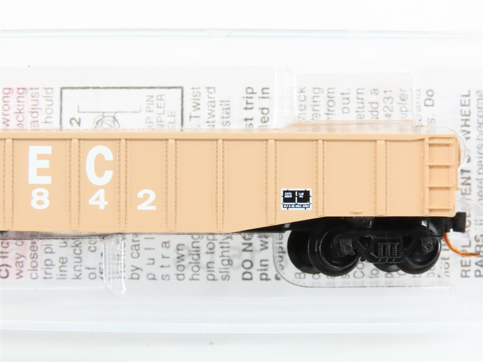 N Scale Micro-Trains MTL 10500516 FEC Florida East Coast 50' Gondola 3842 RTR