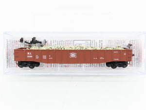 N Scale Micro-Trains MTL 10500510 RI Rock Island 50' Gondola 3091 RTR