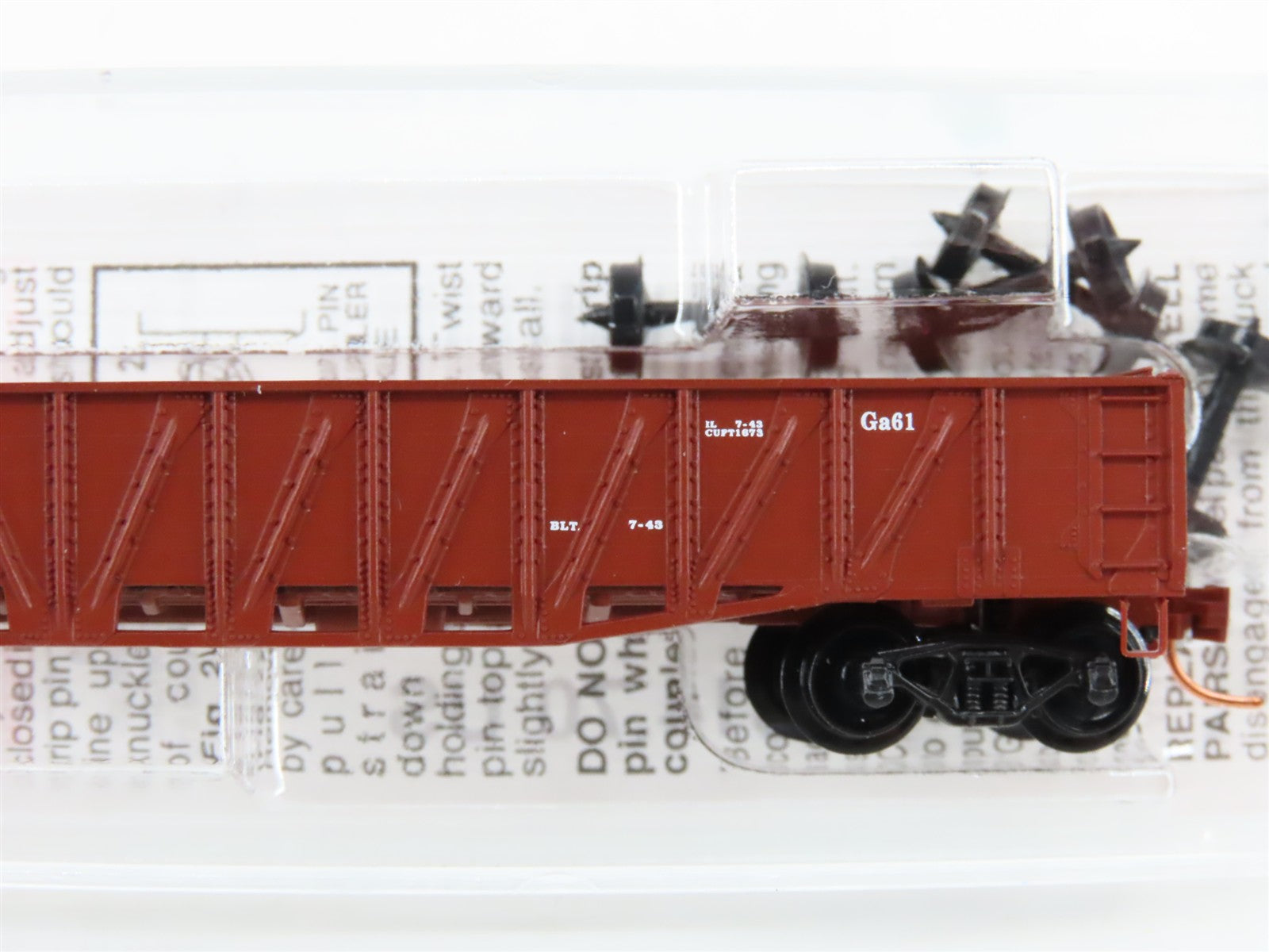N Scale Micro-Trains MTL 62030 Atchison, Topeka & Santa Fe 50' Gondola RTR