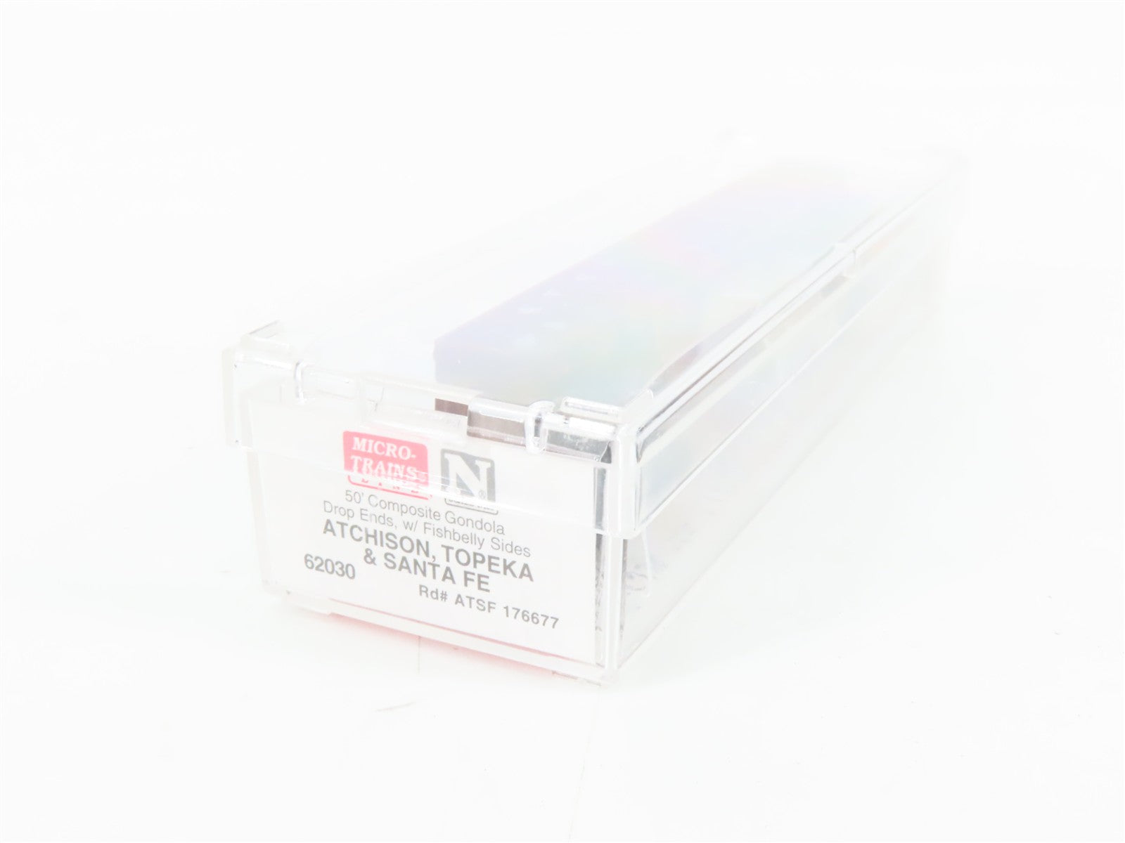N Scale Micro-Trains MTL 62030 Atchison, Topeka & Santa Fe 50' Gondola RTR