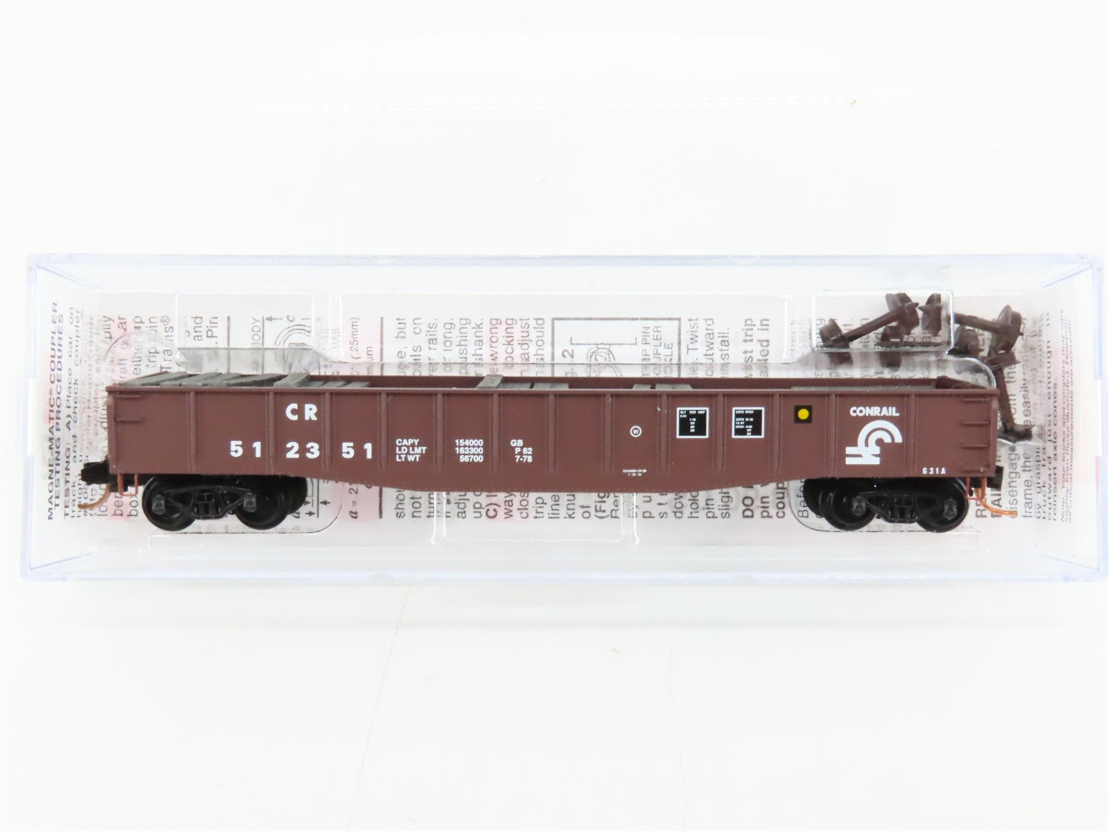 N Scale Micro-Trains MTL 04600320 CR Conrail 50' Gondola 512351 RTR