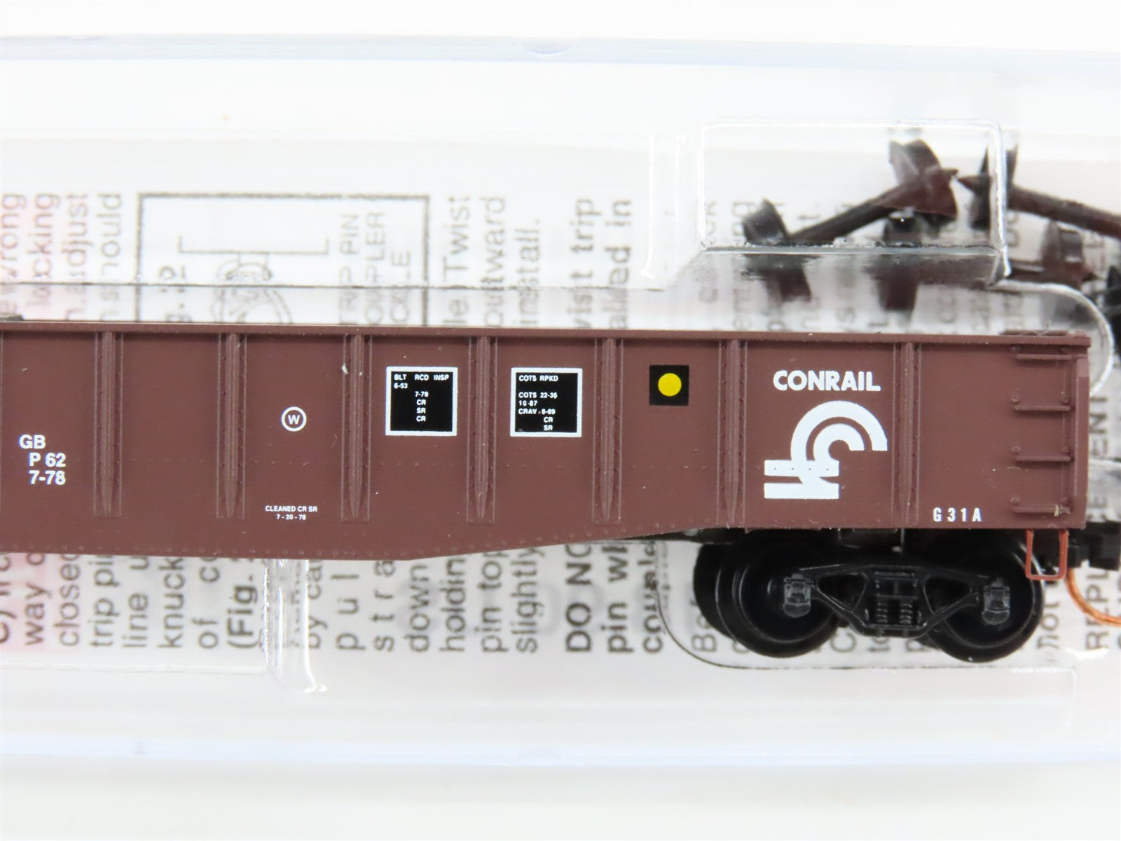 N Scale Micro-Trains MTL 04600320 CR Conrail 50' Gondola 512351 RTR
