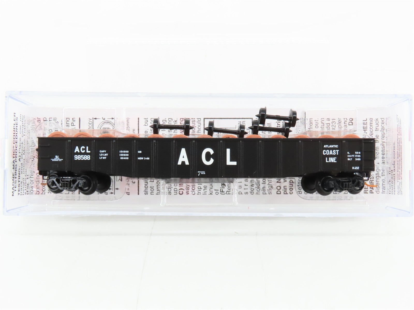 N Scale Micro-Trains MTL 10500560 ACL Atlantic Coast Line 50' Gondola 98588 RTR
