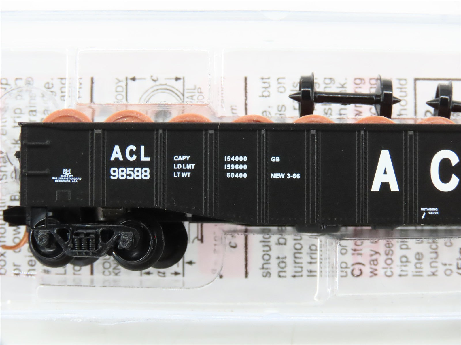 N Scale Micro-Trains MTL 10500560 ACL Atlantic Coast Line 50' Gondola 98588 RTR