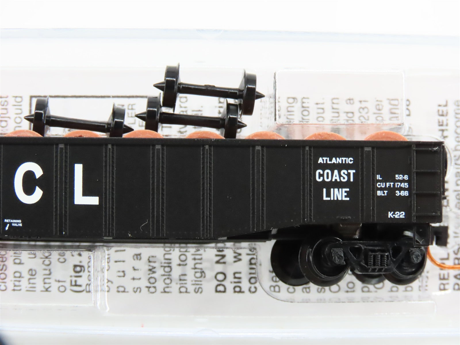 N Scale Micro-Trains MTL 10500560 ACL Atlantic Coast Line 50' Gondola 98588 RTR